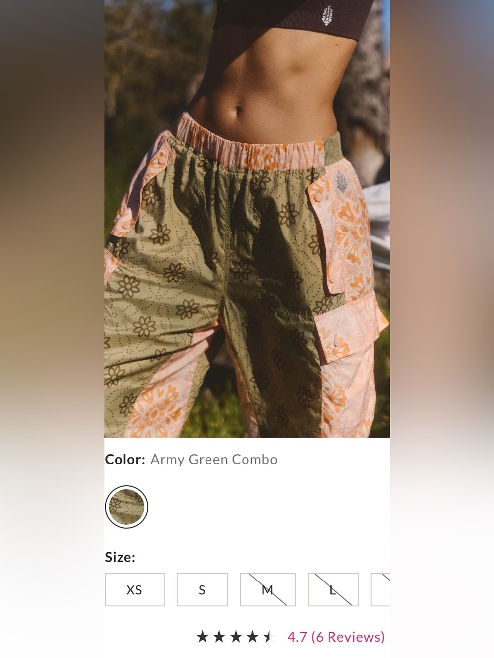 FP MOVEMENT by FREE PEOPLE ~ Colorburst Fleece-Lined Hike Pants ~ Army ~ XS NWT* - Picture 5 of 11